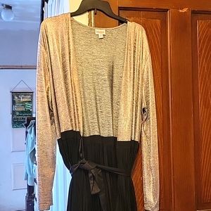 Elegant DeAnne LuLaRoe silver black 3XL NWT